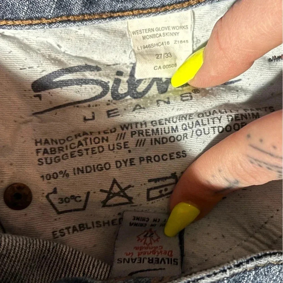 Sliver Skinny Jeans - Size 27/33 - Picture 4 of 7